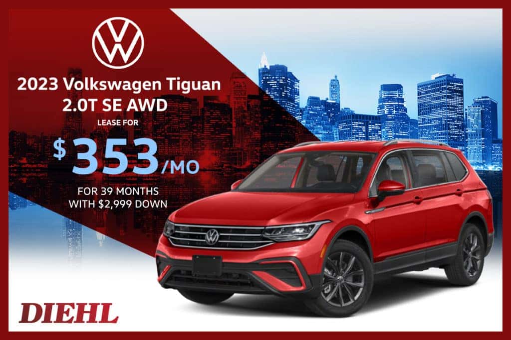 New 2023 Volkswagen Tiguan 2.0T SE AWD