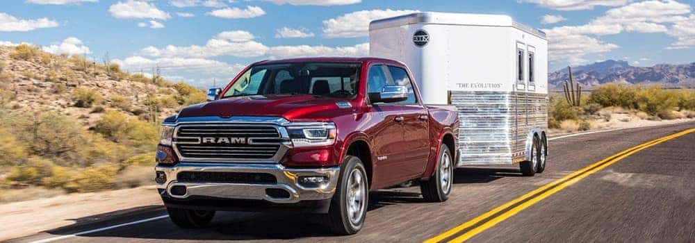 2019 Ram 1500 Towing a Trailer