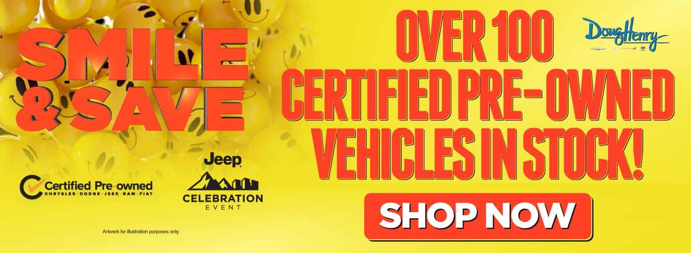Over 100 Certified Pre-Owned Vehicles in Stock