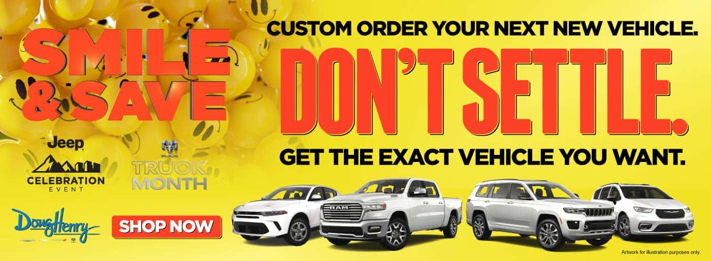 Don't Settle, Order Exactly What You Want