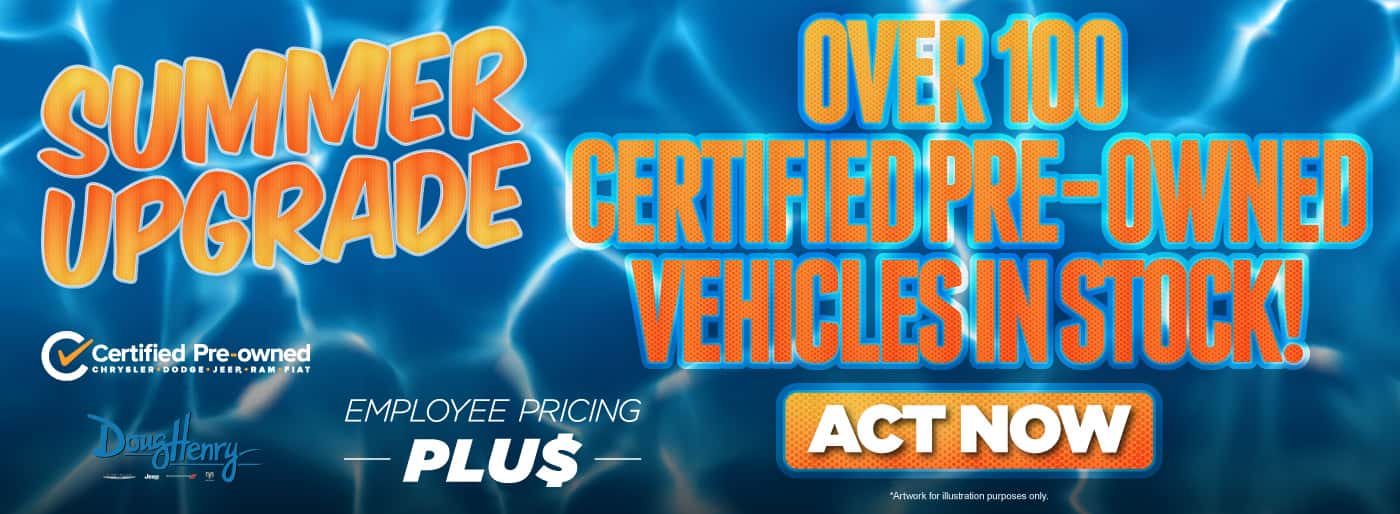 Over 100 Certified Pre-Owned Vehicles In Stock!