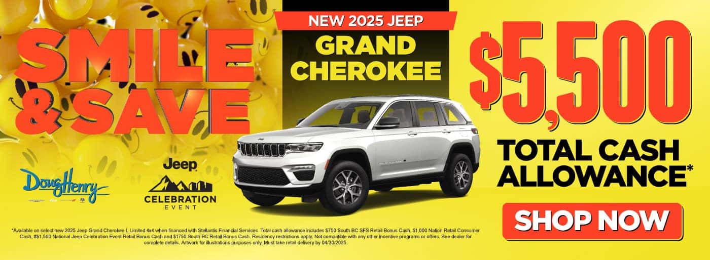 NEW 2025 JEEP GRAND CHEROKEE L LIMITED 4X4 $5,500 TOTAL CASH ALLOWANCE*
