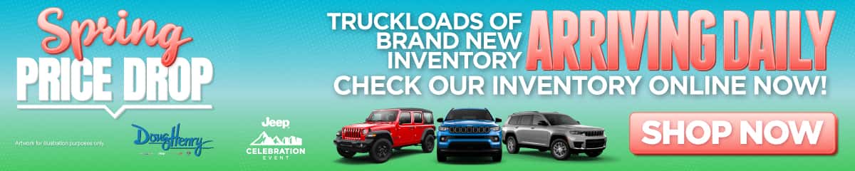 New Inventory Arriving Daily
