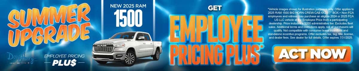 New 2025 RAM 1500 GET EMPLOYEE PRICING PLUS*