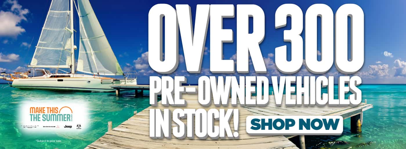 Over 300 Pre-Owned Vehicles In Stock!