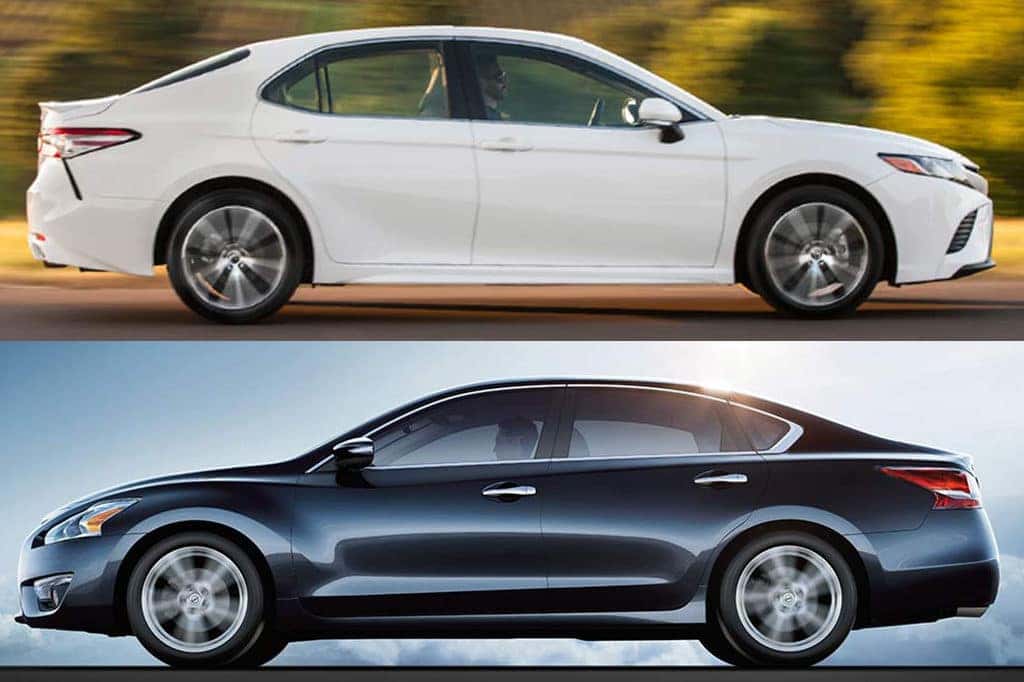 Toyota Camry and Nissan Altima go Head to Head