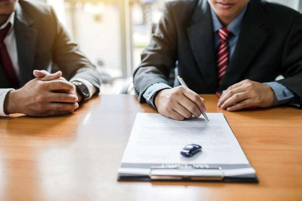 Financing a Vehicle at Dealership