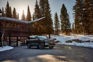 Jeep Grand Wagoneer in the snow