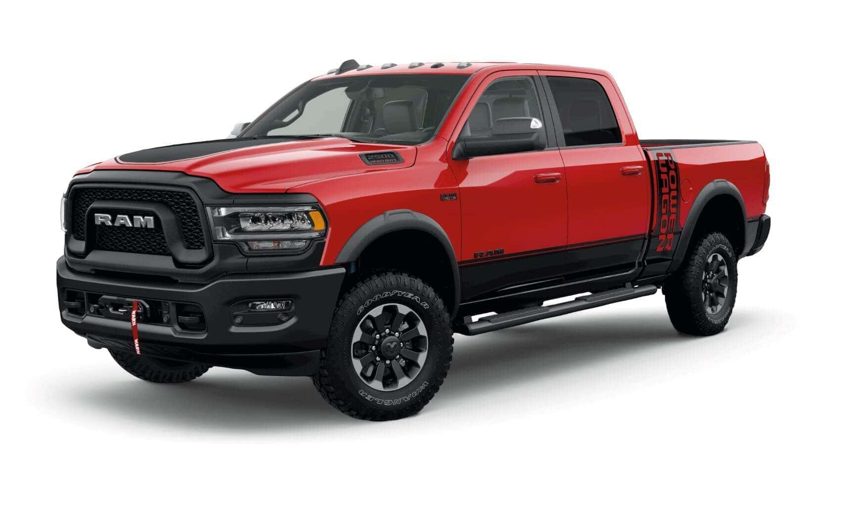 Ram 2500 Power Wagon in Red Jelly Bean