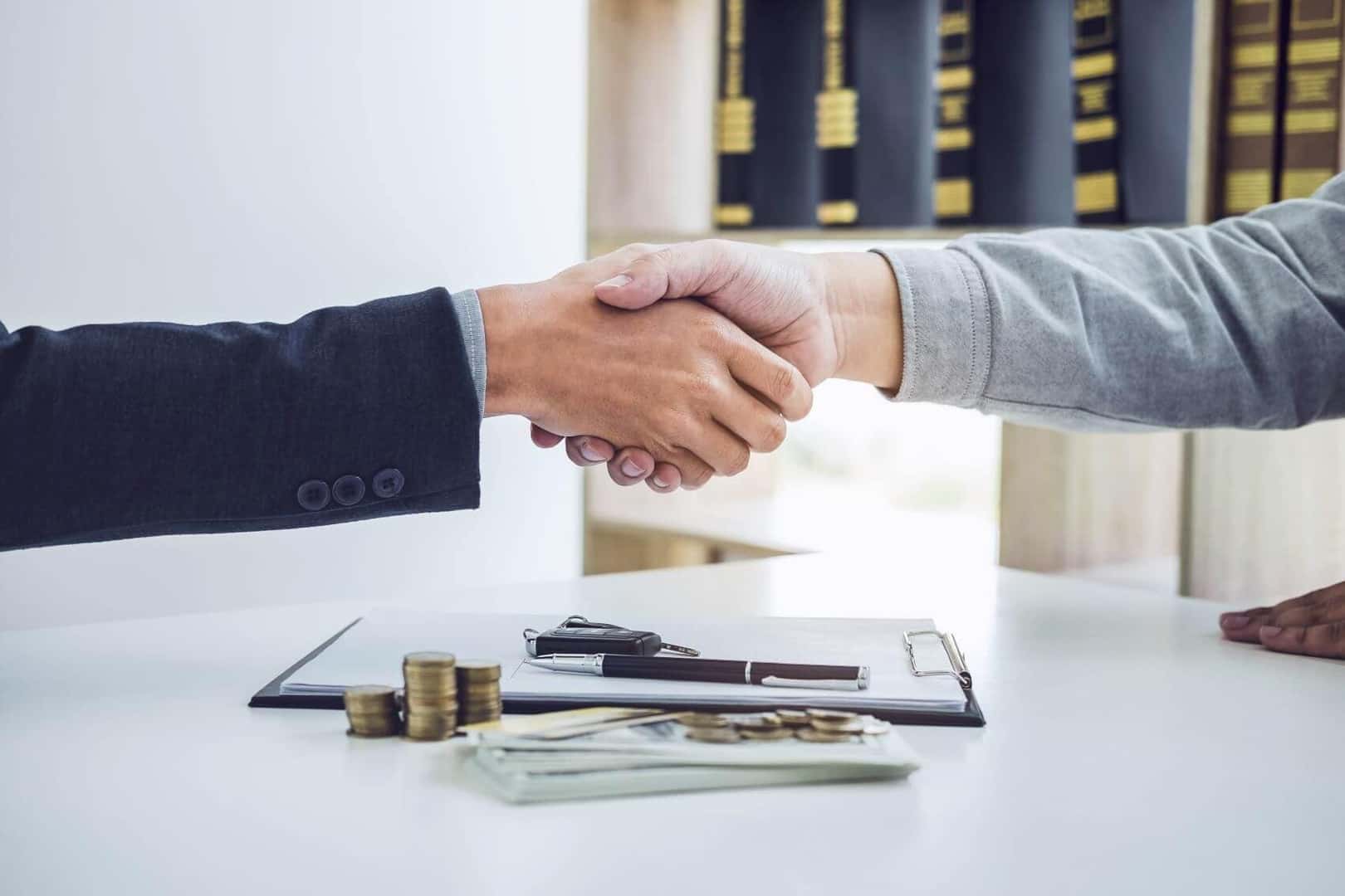 Finance Hand Shake