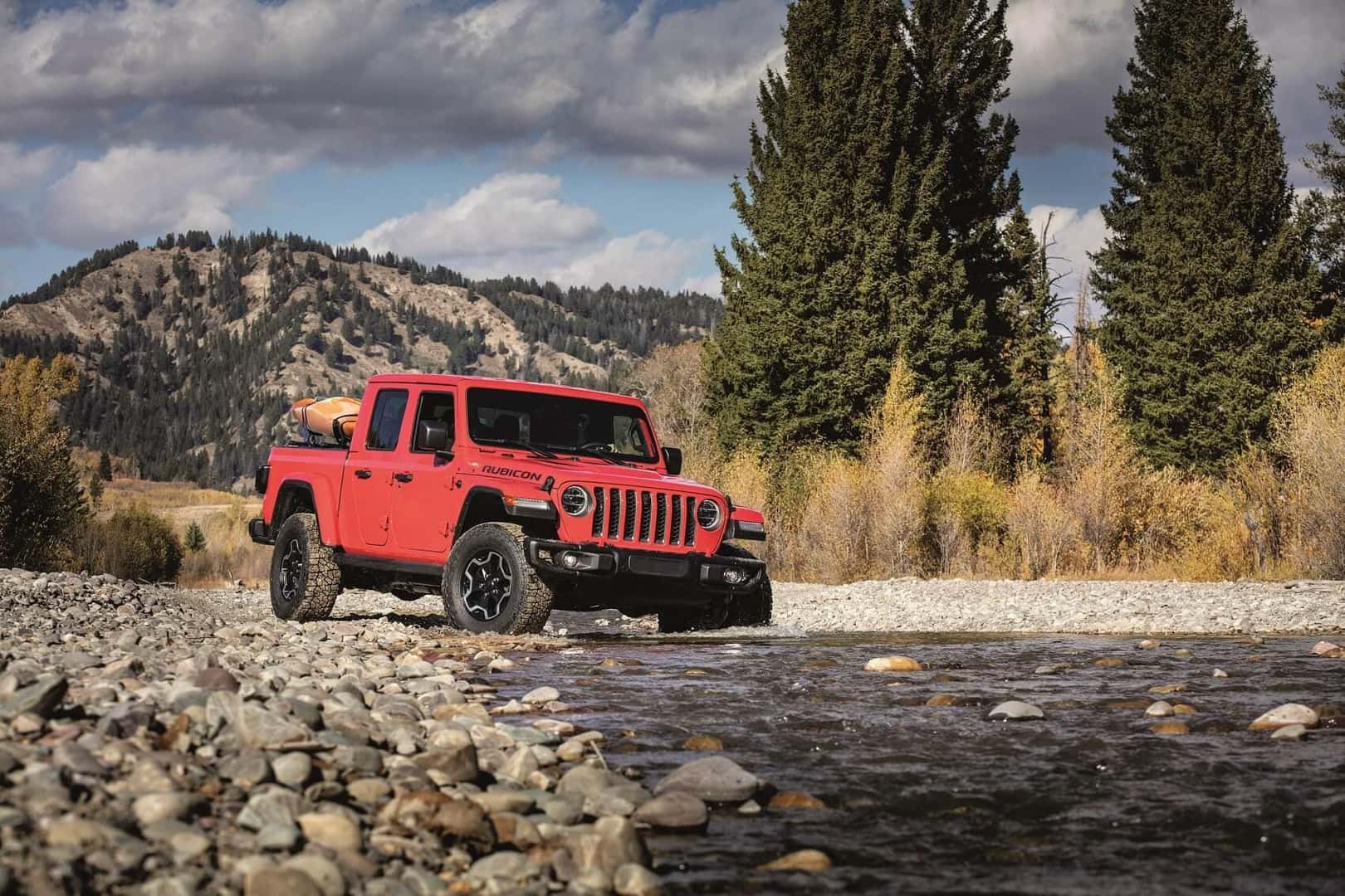 Jeep Gladiator in Red