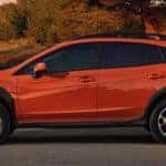 Subaru Crosstrek Side Profile View Sunset