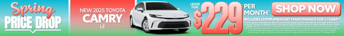 New 2025 Toyota Camry LE 
