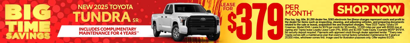 New 2025 Toyota Tundra SR 