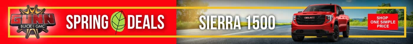 Gunn BGMC Sierra 1500 March sales offer
