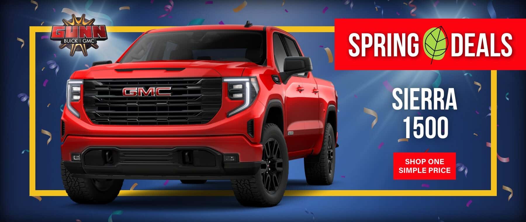 Gunn BGMC Sierra 1500 April sales offers