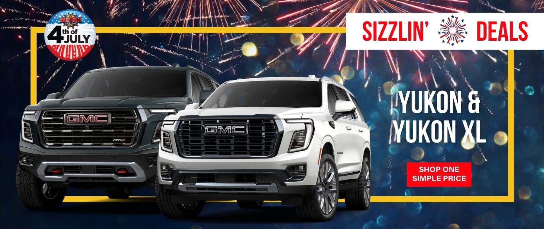 Gunn BGMC Yukon & Yukon XL July sales offer
