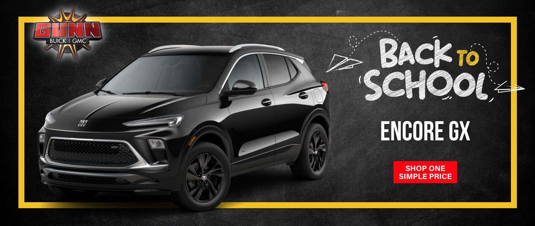 Gunn BGMC Encore GX August sales banner