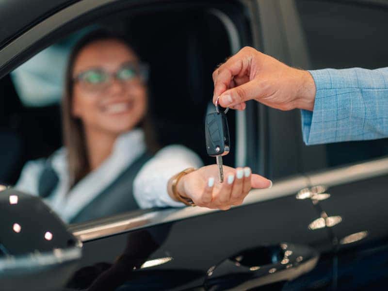 Keys being handed off