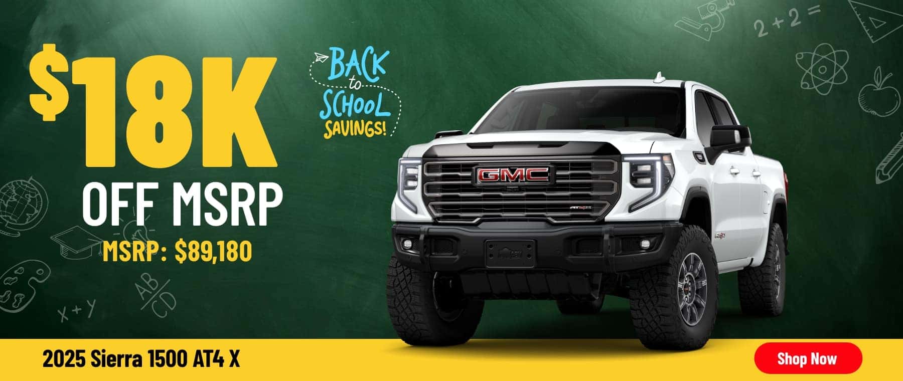 Gunn BGMC Sierra AT4X banner