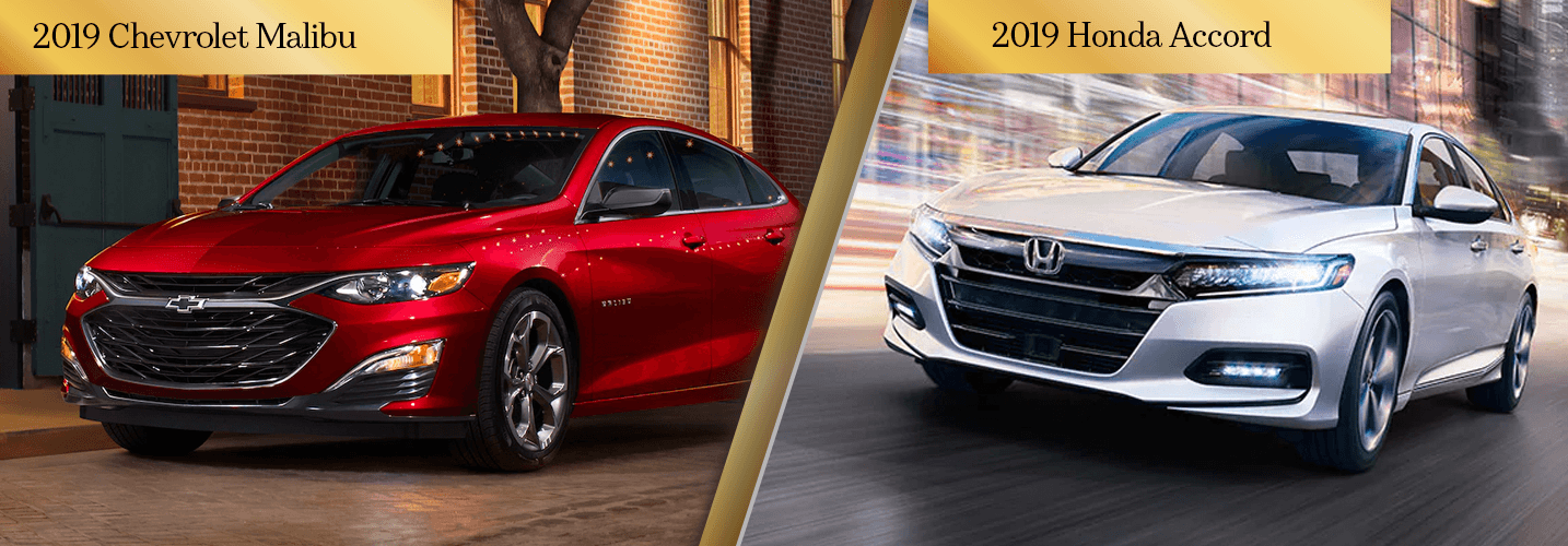 Compare the 2019 Chevy Malibu vs 2019 Honda Accord Chicago IL