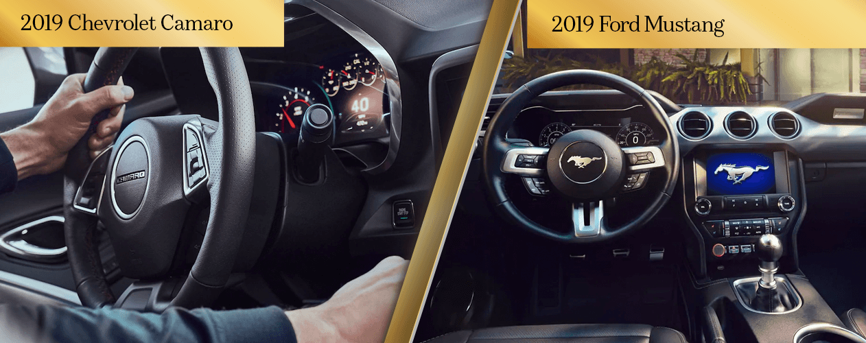 2019 Chevy Camaro vs. 2019 Ford Mustang Technology and Driver Experience Chicago IL
