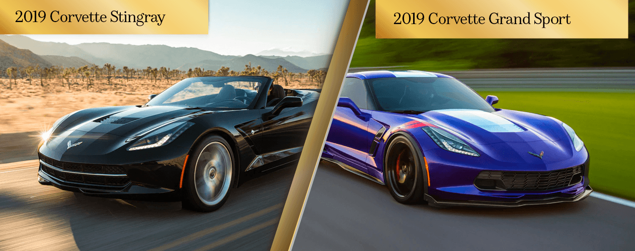Compare the 2019 Chevrolet Corvette Stingray and 2019 Chevrolet Corvette GrandSport Chicago IL