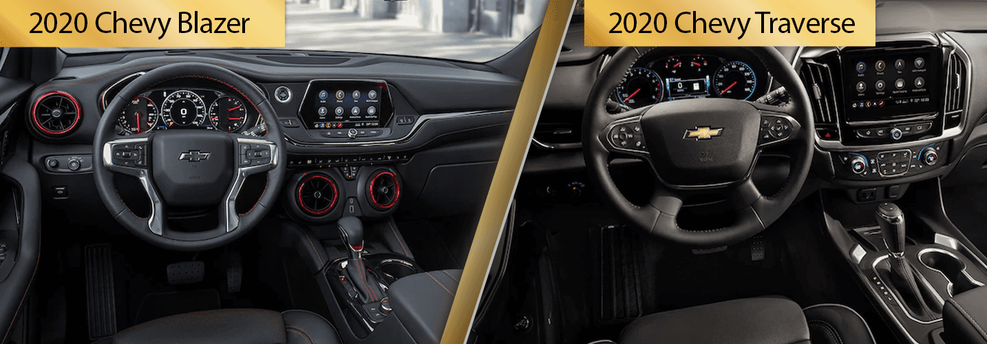 2020 Chevy Blazer Vs 2020 Chevy Traverse Chicago Il