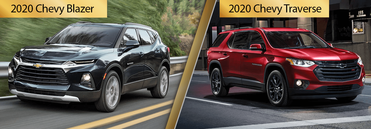 2020 Chevy Blazer vs 2020 Chevy Traverse Chicago IL