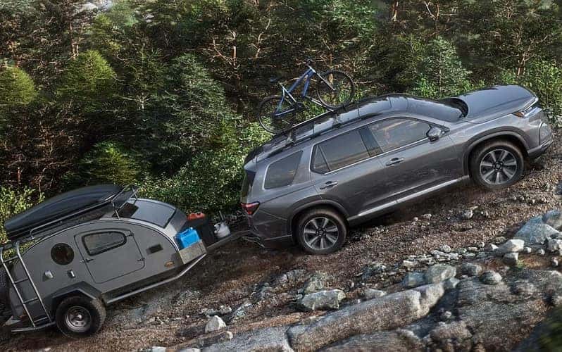 Honda Pilot Towing Camper