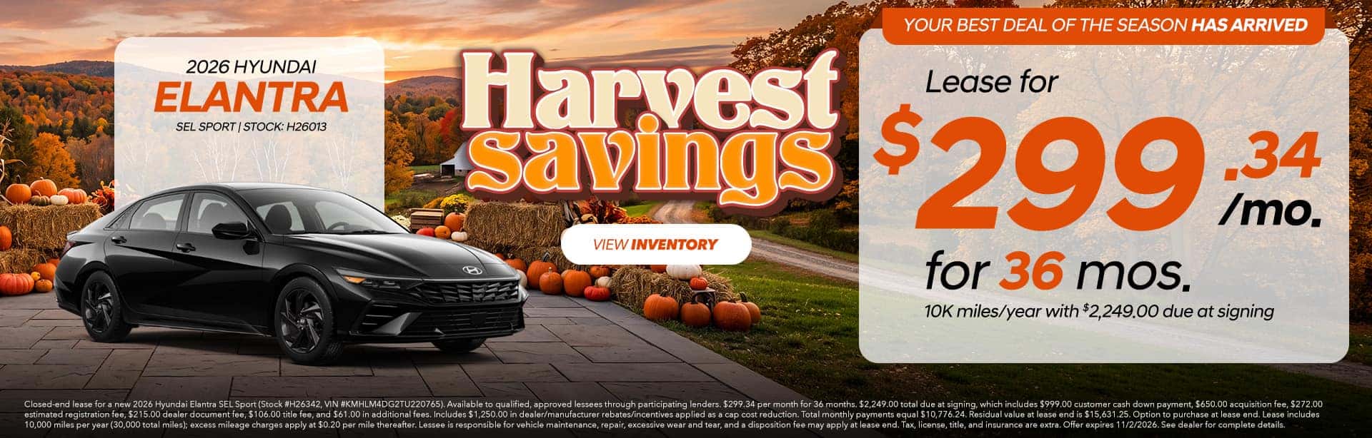 October 2026 Elantra