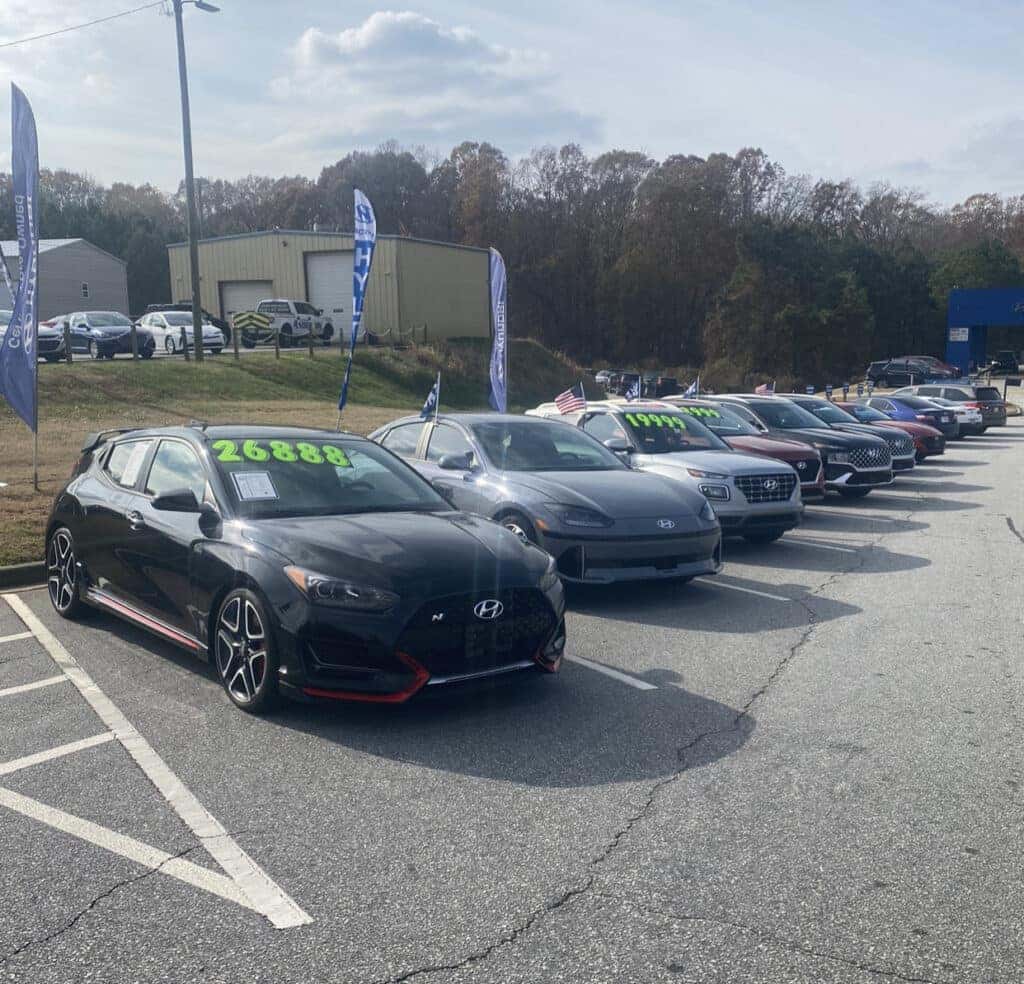 Used car prices with new car warranties Hyundai of Anderson