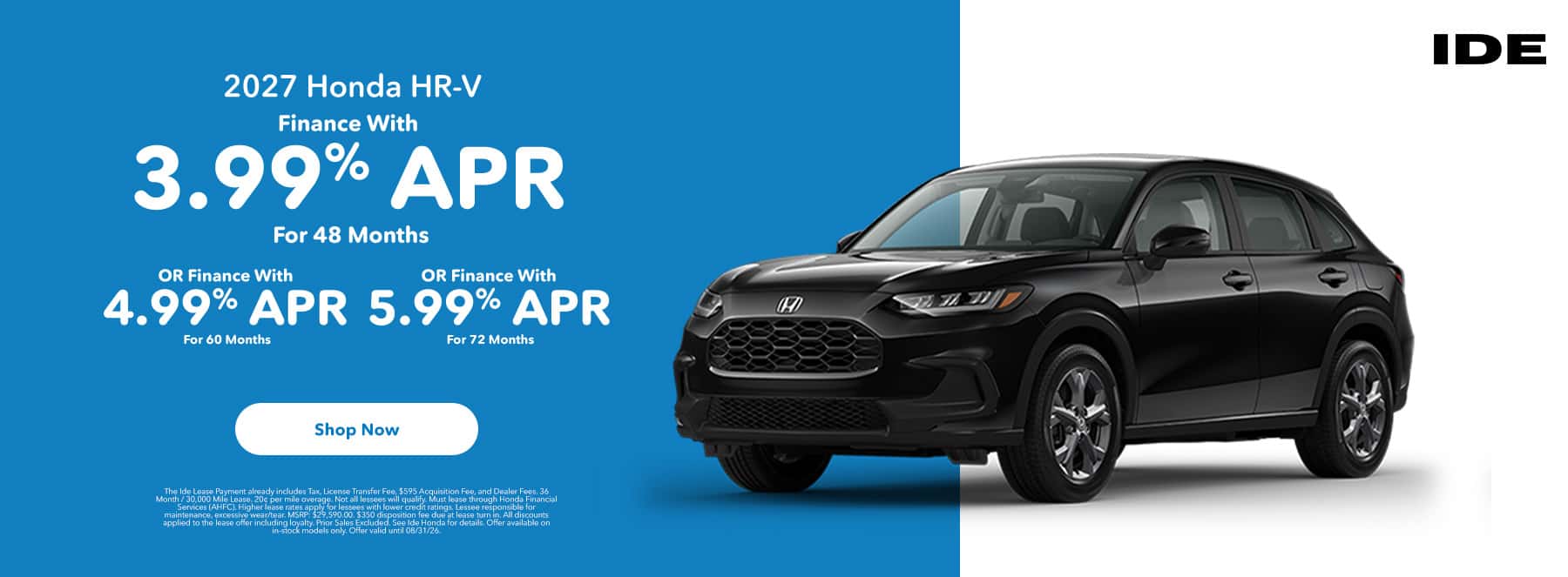 2026 Honda HR-V Special