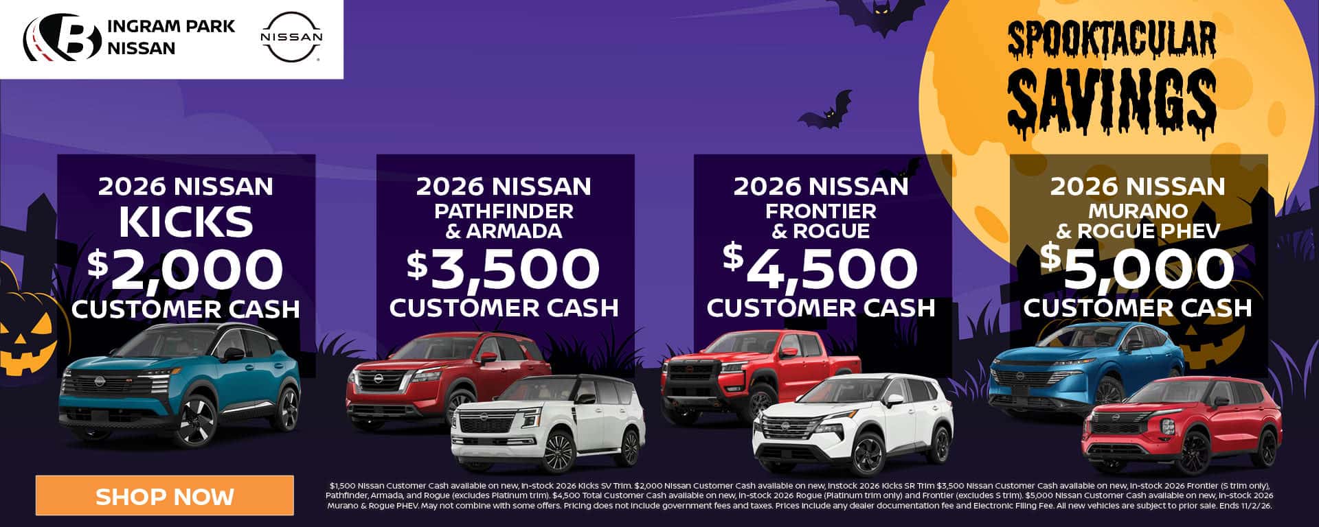 2026 Nissan Cash Customer Cash