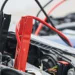 Close up of jumper cables