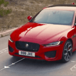 Red Jaguar XE
