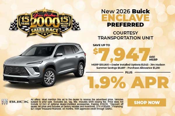 New 2026 Buick Enclave Preferred