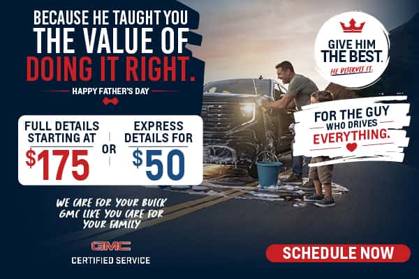 Dad Deserves the Best. Book a Detail Today.
