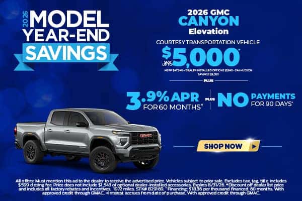 2026 GMC Canyon Elevation