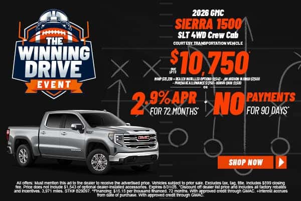 2026 GMC Sierra 1500 SLT 4WD Crew Cab