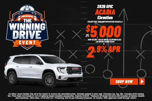 2026 GMC Acadia Elevation
