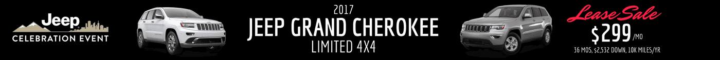 2017 Jeep Grand Cherokee Lease