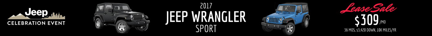 2017 Jeep Wrangler Sport Lease