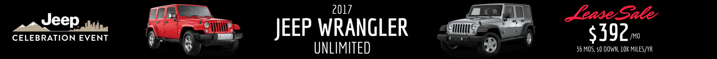 2017 Jeep Wrangler Unlimited Lease