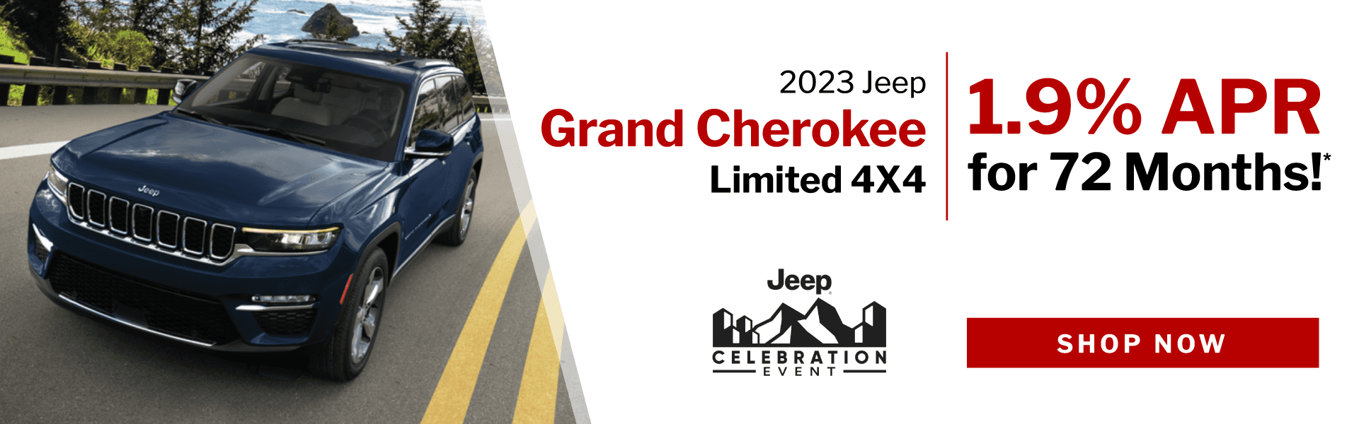 2023 Jeep Grand Cherokee Limited 4X4 - Get 1.9% APR for 72 Months!