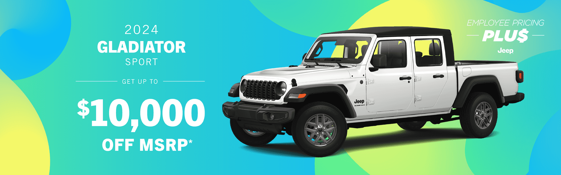 2024 Gladiator Sport : Get Up To $10,000 off MSRP