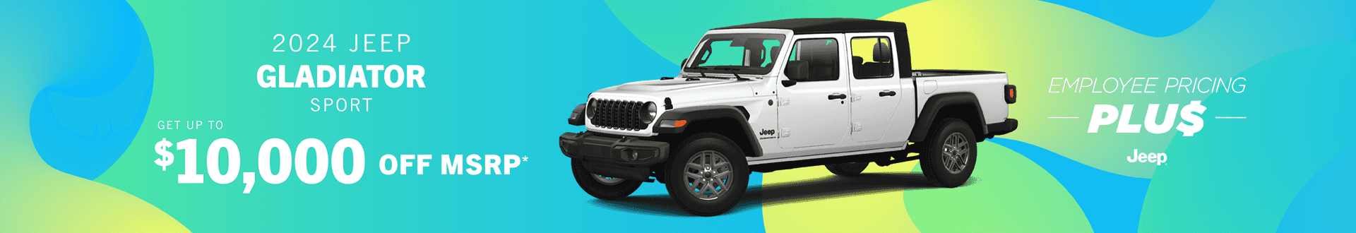 2024 Gladiator Sport : Get Up To $10,000 off MSRP