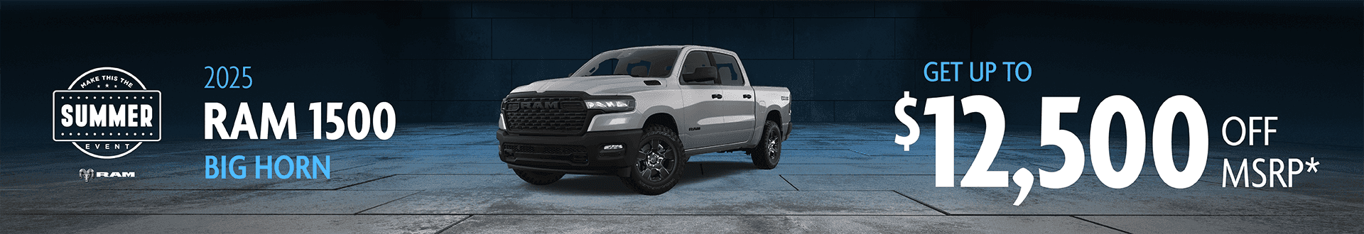 2025 RAM 1500 Big Horn : Get Up to $12,500 off MSRP