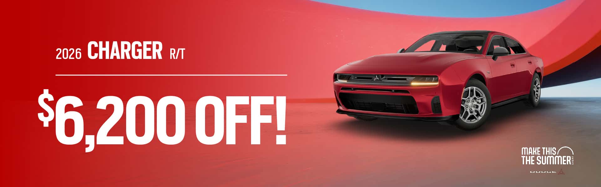 2026 Charger R/T : $6,200 off!*