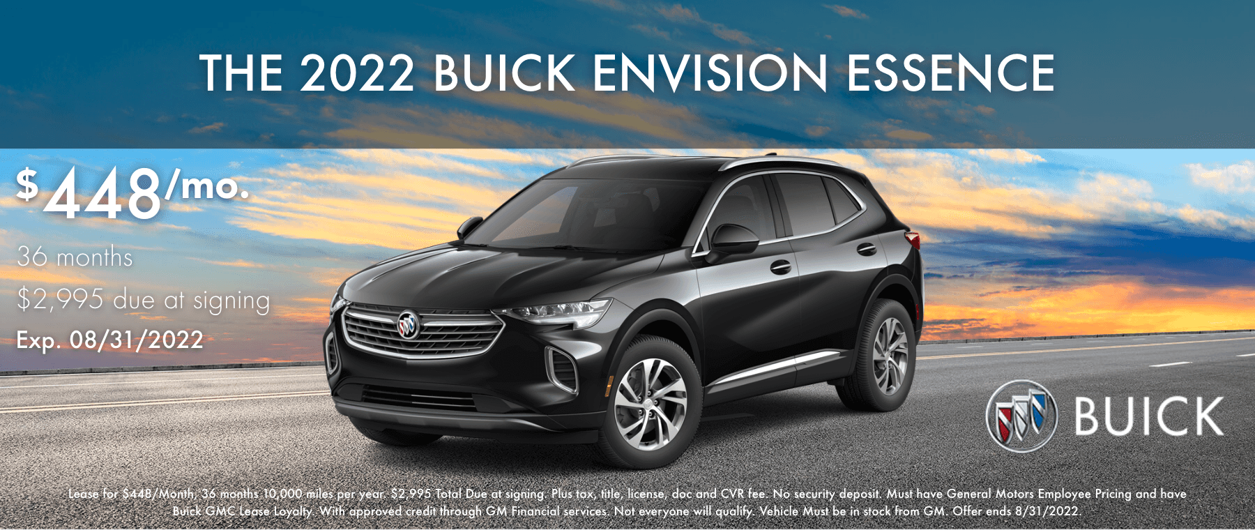 Lease The 2022 Buick Envision Essence In Highland